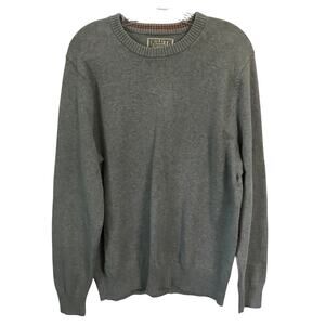 Duluth Trading Co Sweater Medium Mens Gray Long Sleeve Pull Over Like New M